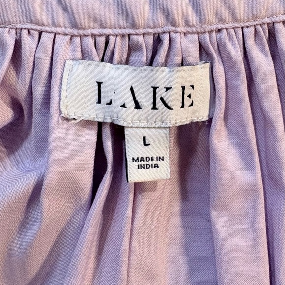 ♨️Lake Lavender Full Button-Front Midi Dress With Pockets Size Large 🧡 - Picture 8 of 11